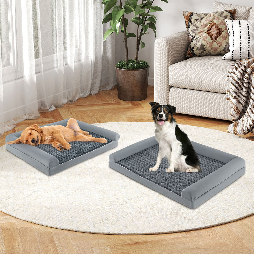 Orthopedic Foam Dog Bed Large Dog Sofa Couch with Removable Cover
