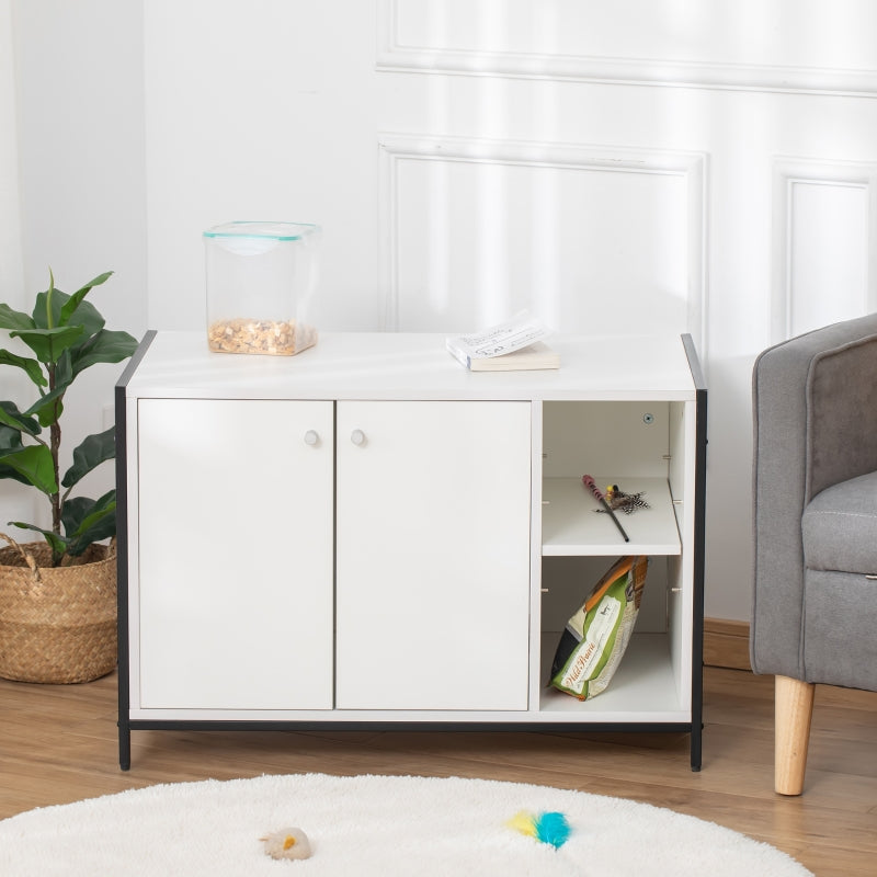 Hidden Cat Litter Box Enclosure